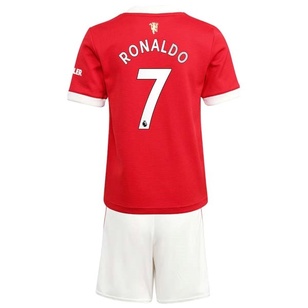 Camiseta Manchester United NO.7 Ronaldo 1ª Niño 2021-2022